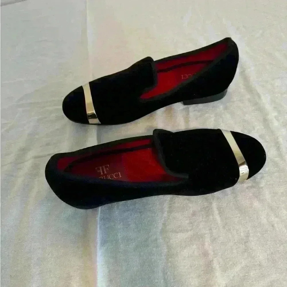 Ferucci black slipper loafers size 8 - Picture 9 of 13